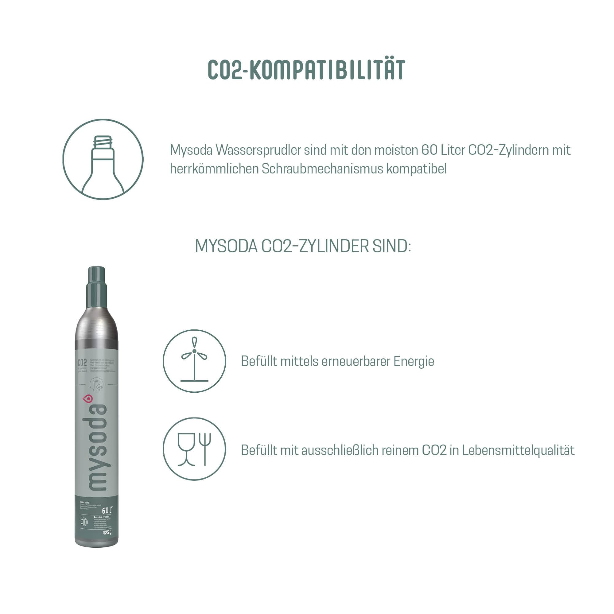 Mysoda: Woody zestaw saturatora z odnawialnego kompozytu drewnianego, z plastikową butelką Quick-Lock 1 l, bez BPA i cylindrem CO2, różowy