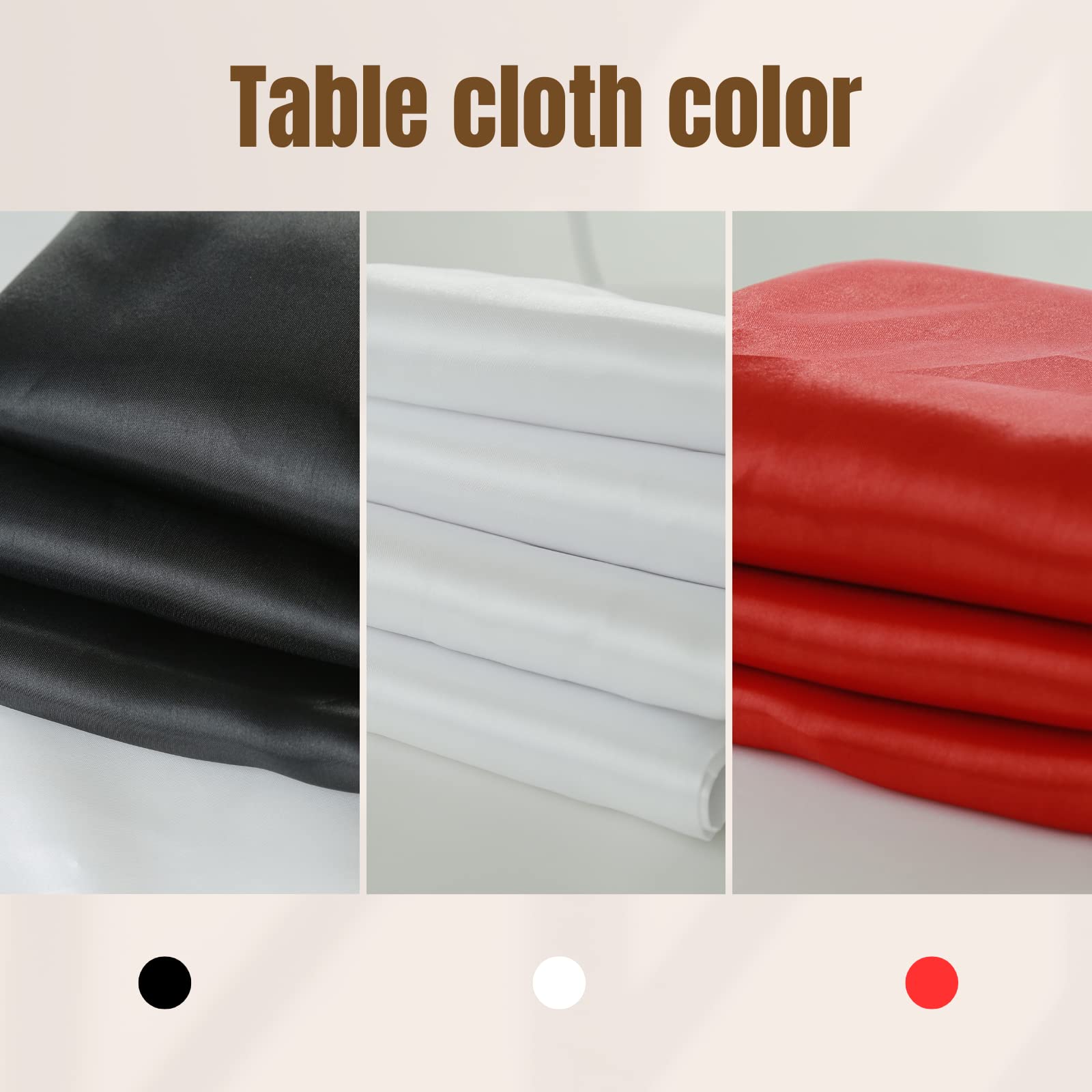 Tovaglia Rettangolare Rossa 145x255 Cm In Poliestere - Per Tavoli 6-10 Posti - Lavabile E Antimacchia - Feste, Matrimoni, Picnic