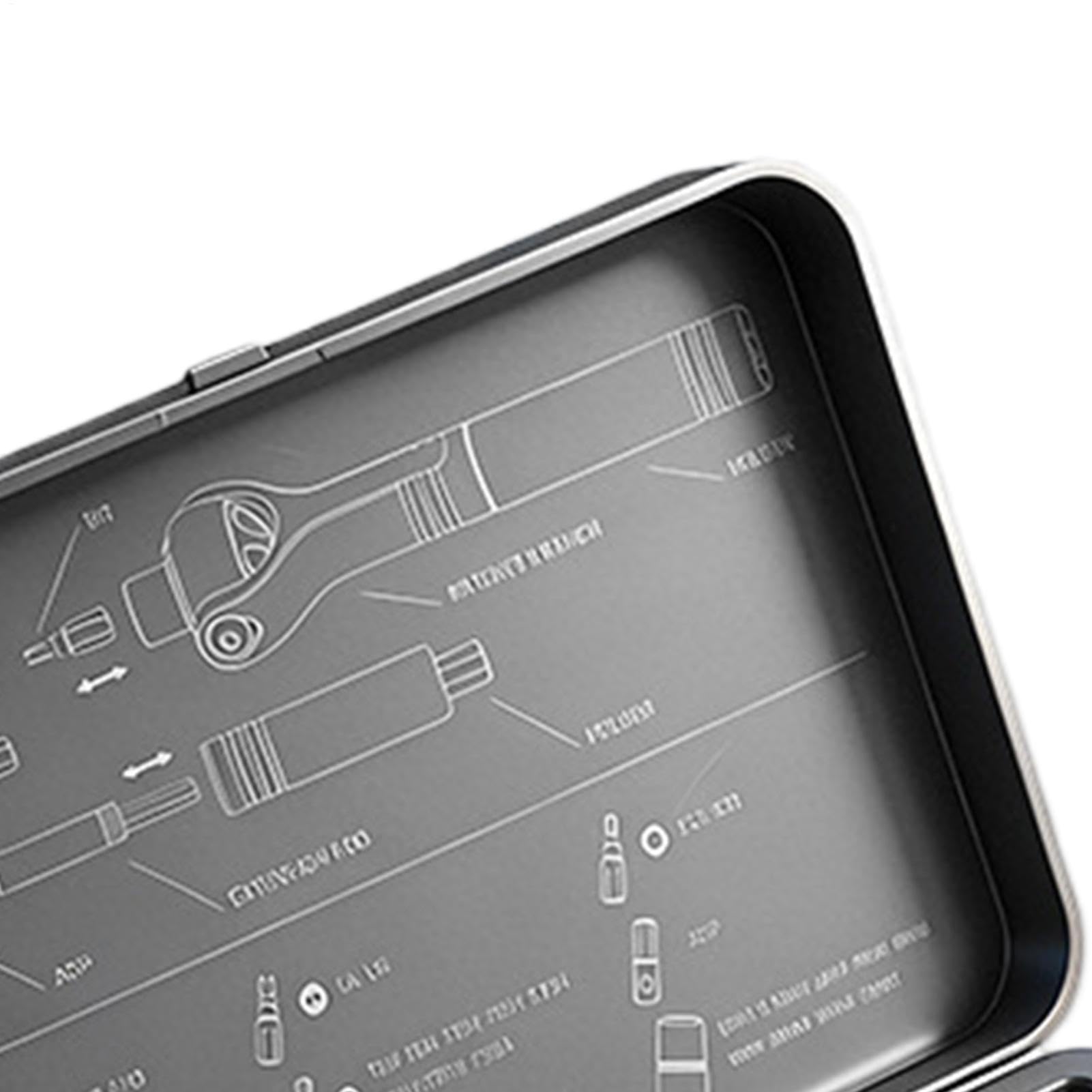 Juego de Destornilladores de Carraca Magnéticos Kit de Reparación | Set de Destornilladores de Precisión con Mango Desmontable Para móviles, ordenadores y tablets