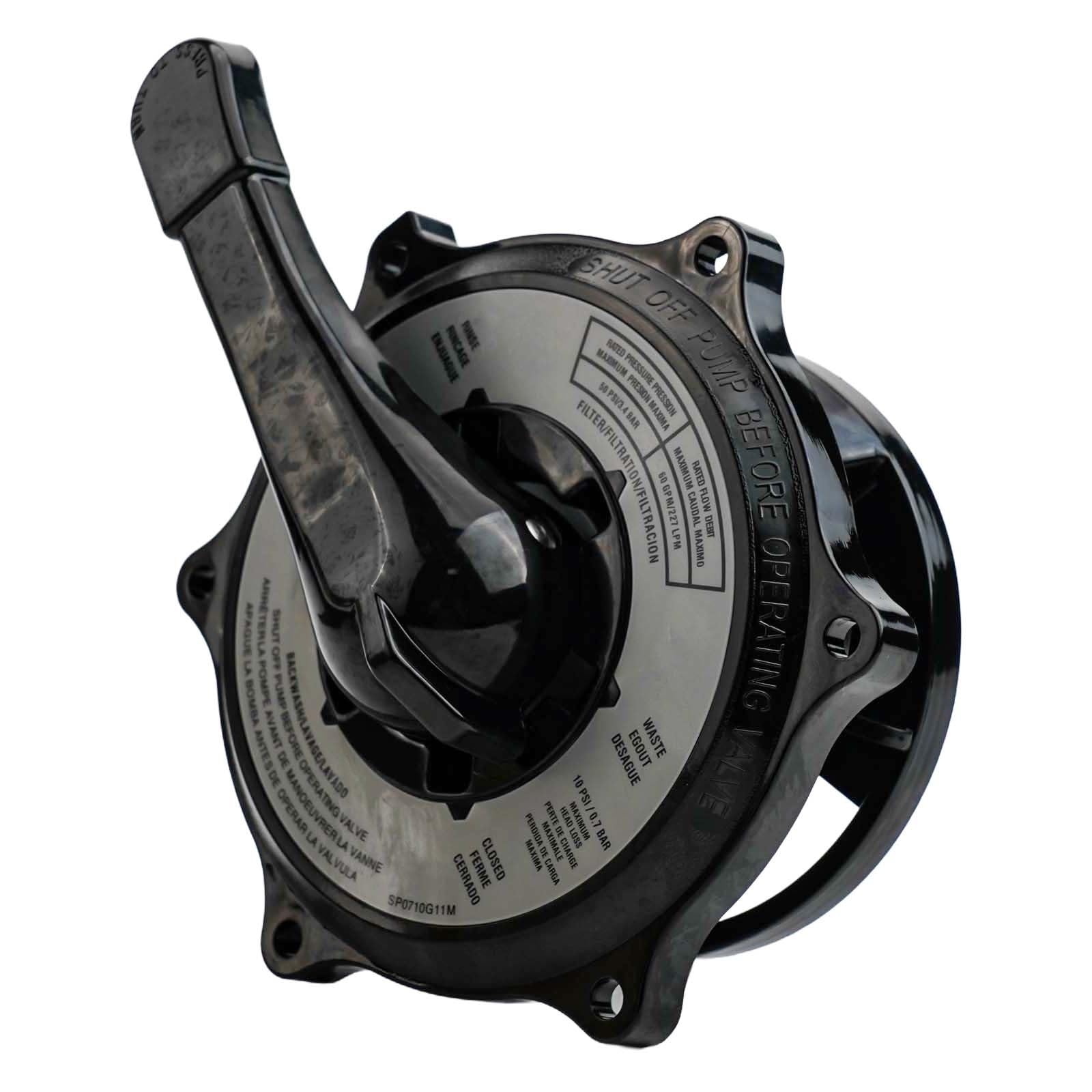 Couvercle de clé et poignée pour valve Vari-Flo - Pour ABS noir - Pièce de rechange avec joint d'étanchéité - SP0710X SP0711 SP0712 - 38,1 cm
