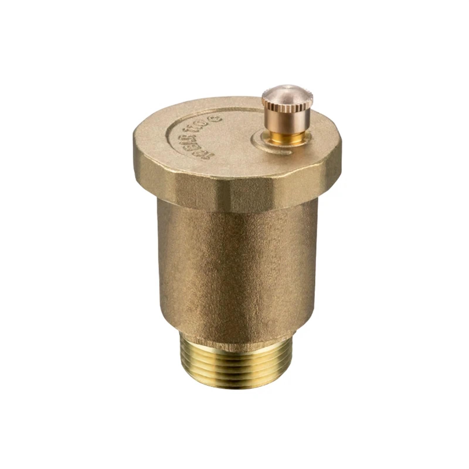 Válvula de Alivio de presión automática de latón de 1/2", 3/4" y 1" for Sistema de Calentador de Agua Solar, válvula de ventilación de Aire automática con Rosca Macho(DN25)