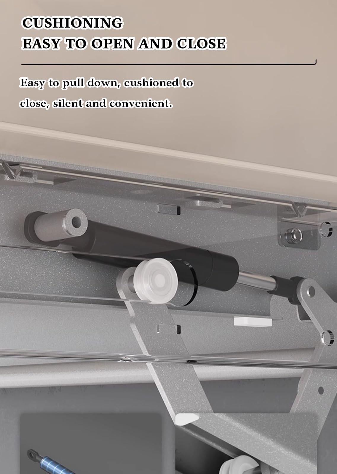 Organisateur de cuisine Organiseur de cuisine pliable et rétractable, étagère de rangement rétractable, étagère flottante en acier au carbone, gain de place, pour armoire à café, garde-manger, placard