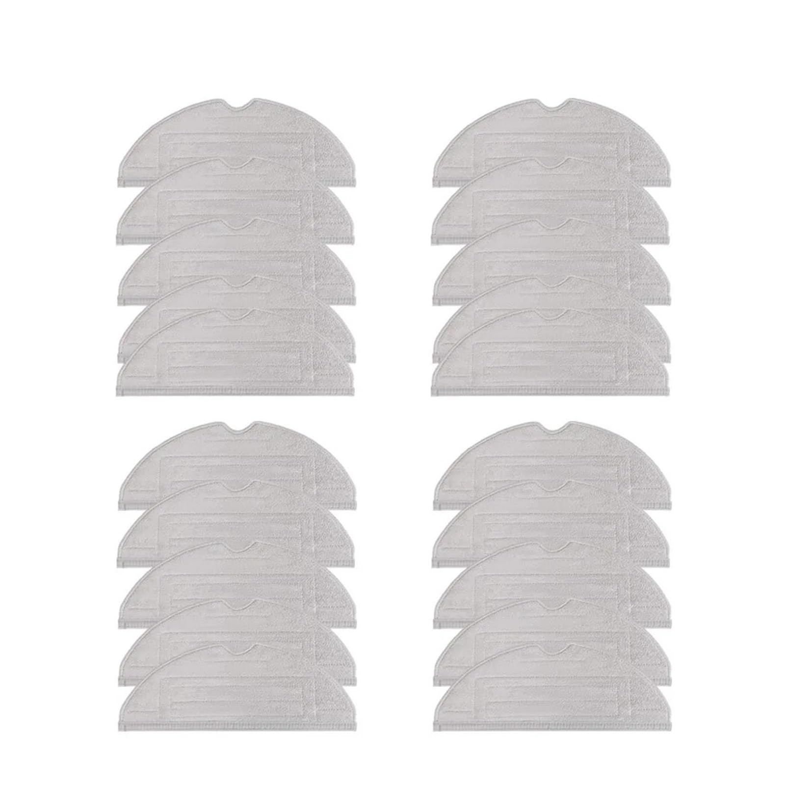 HIZON Mop Cloths ，Compatible For Roborock， S7 S70 S75 S7Maxv Ultra S7Max S7Maxv Plus S8Pro Ultra/S8+/S8/T7S/G10/G10S/G10sPro Vacuum Parts(SET6)