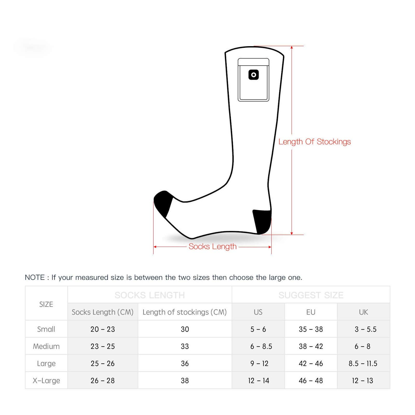 Hombres Mujeres Calcetines térmicos Calentamiento espontáneo Espesados ​​eléctricos Calefacción Calcetines for Hombres y Mujeres calefacción de esquí Calcetines Invierno Transpirable y cálido