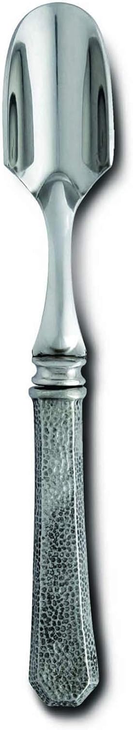 Vagabond House Pewter Hammered Pattern Cheese Scoop 8 inch Long