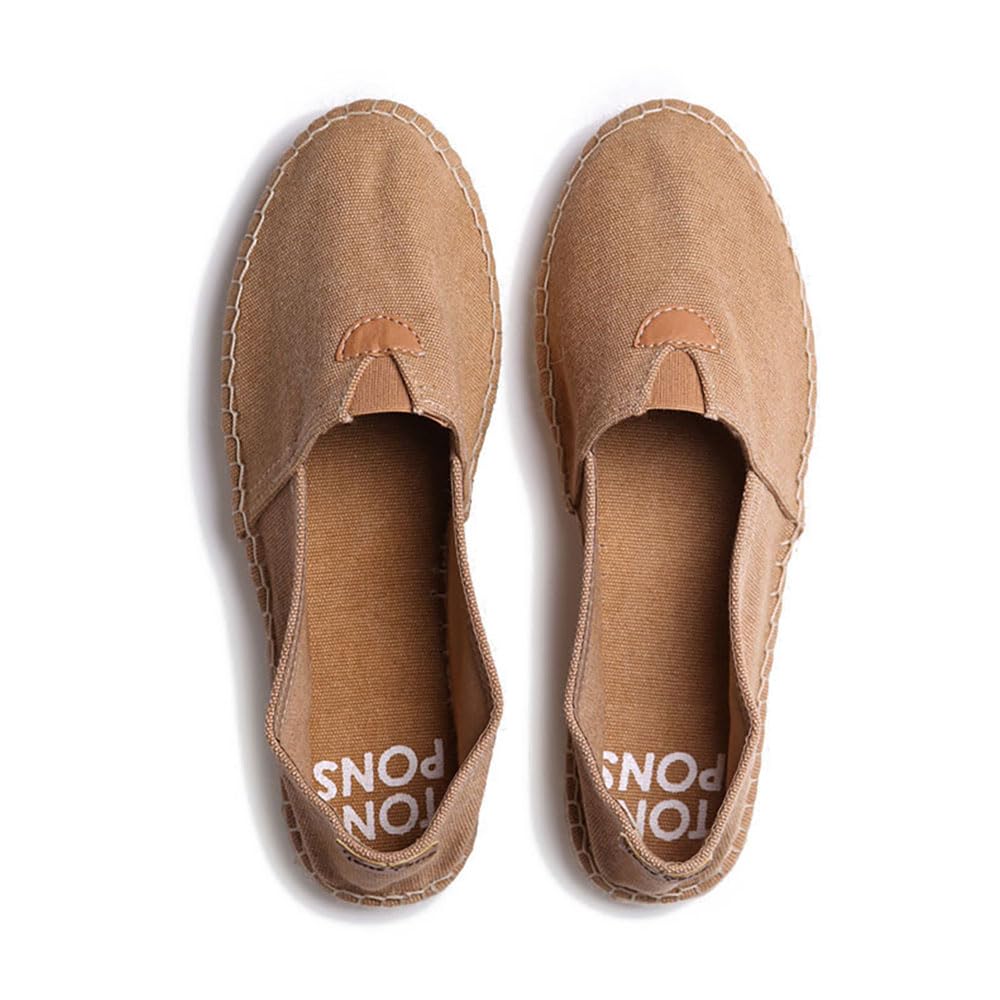 Toni PONS - Toni Pons BLANES-ER - Alpargatas Unisex Veganas de Algodón y Yute - Color Torrat - Textil