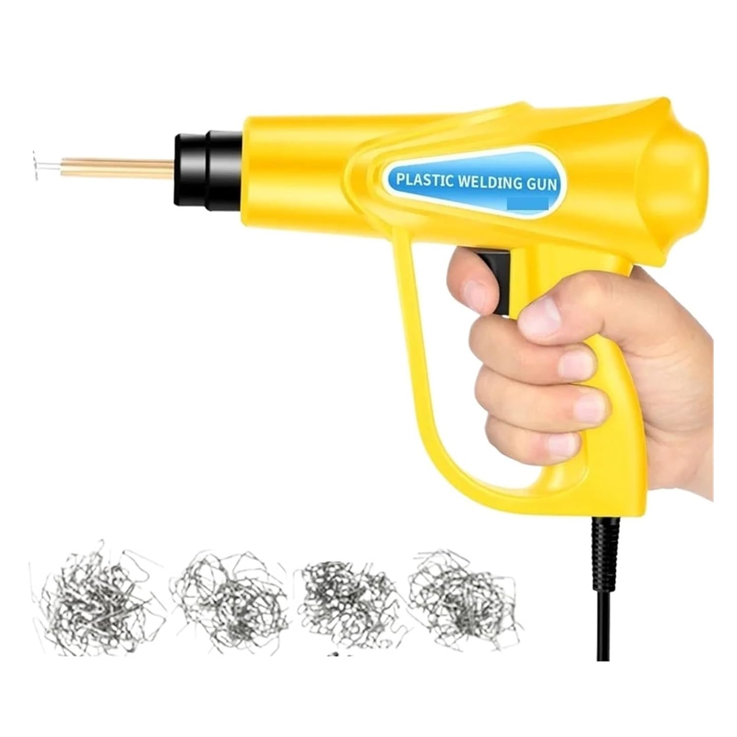 車のバンパー修理溶接ガン ホットステープラー プラスチック溶接機 バンパー修理キット プラスチック修理用はんだごて 使いやすい