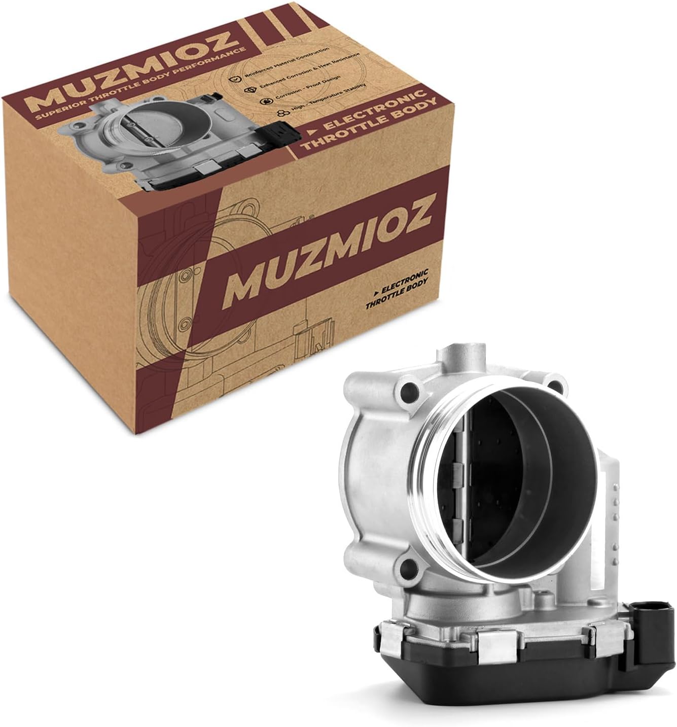 Electronic Throttle Body Assembly for Audi A4 A5 A6 A7 A8 Quattro Q5 Q7 2011-2019 S4 S5 SQ5 2014-2017 Volkswagen Touareg 3.0L 3.2L V6 – OEM Replacement Part # S20506 67-4012 06E133062H