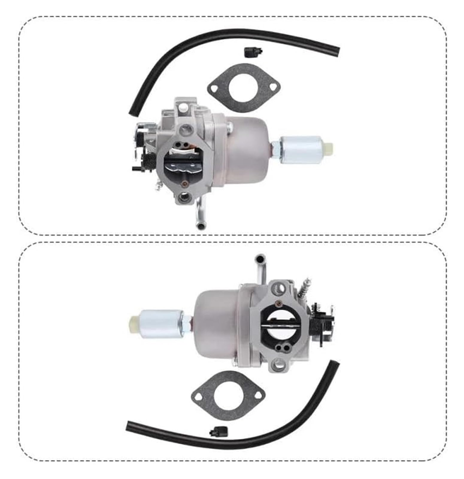 Carburador Repuesto para B&Riggs para S&tratton 14.5-21HP 796109 591731 594593 Carburador De Motor Carburador con Junta De Línea De Combustible Juego De Filtros De Aire