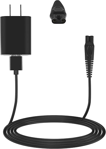 Ufree Cable de cargador profesional para recortadora de barba todo en uno Trimmer para hombre eléctrico Razor Cable de alimentación suministro