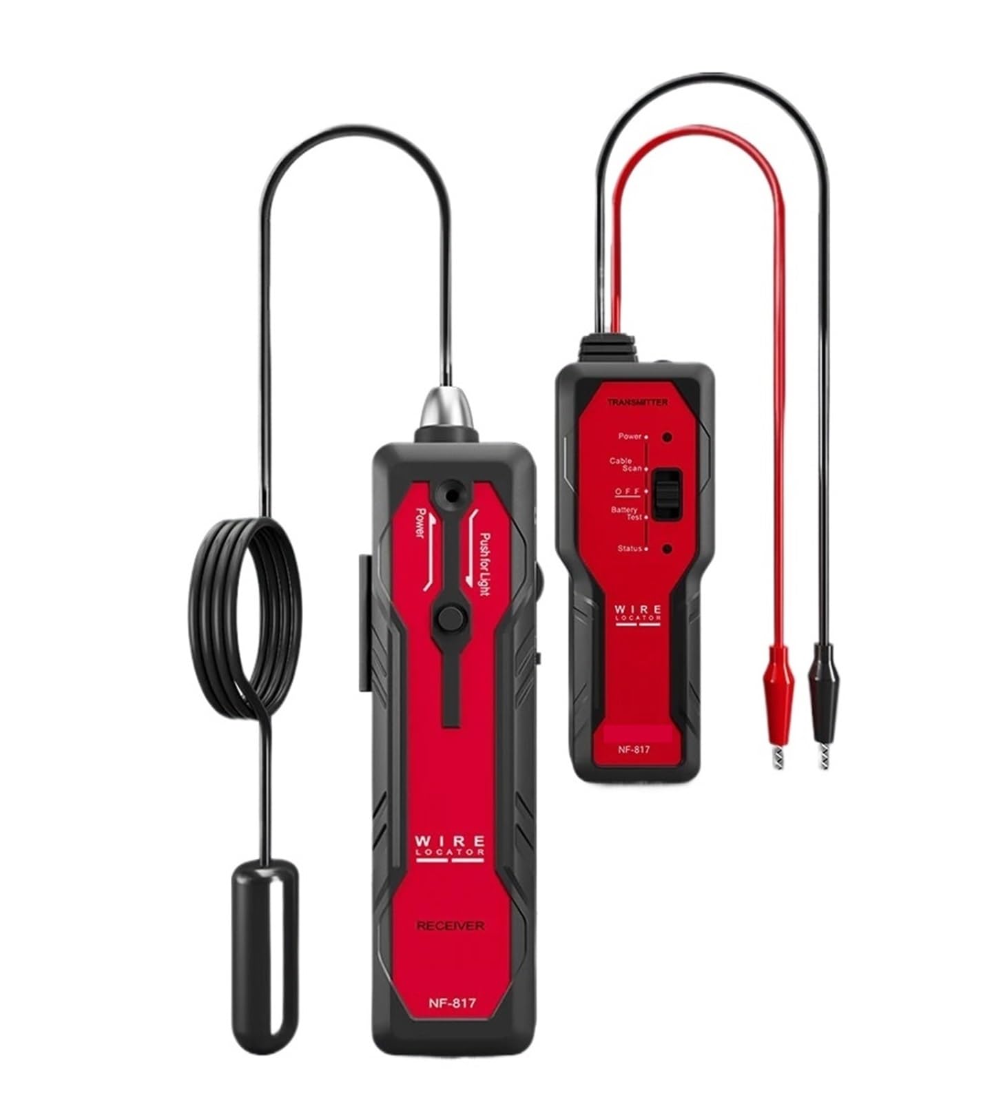 Mthckxjbsuz One Color Cable Tracker, Underground Cable Locator Anti-Interference Tester Visual Fault Wire Tracer Professional Finder