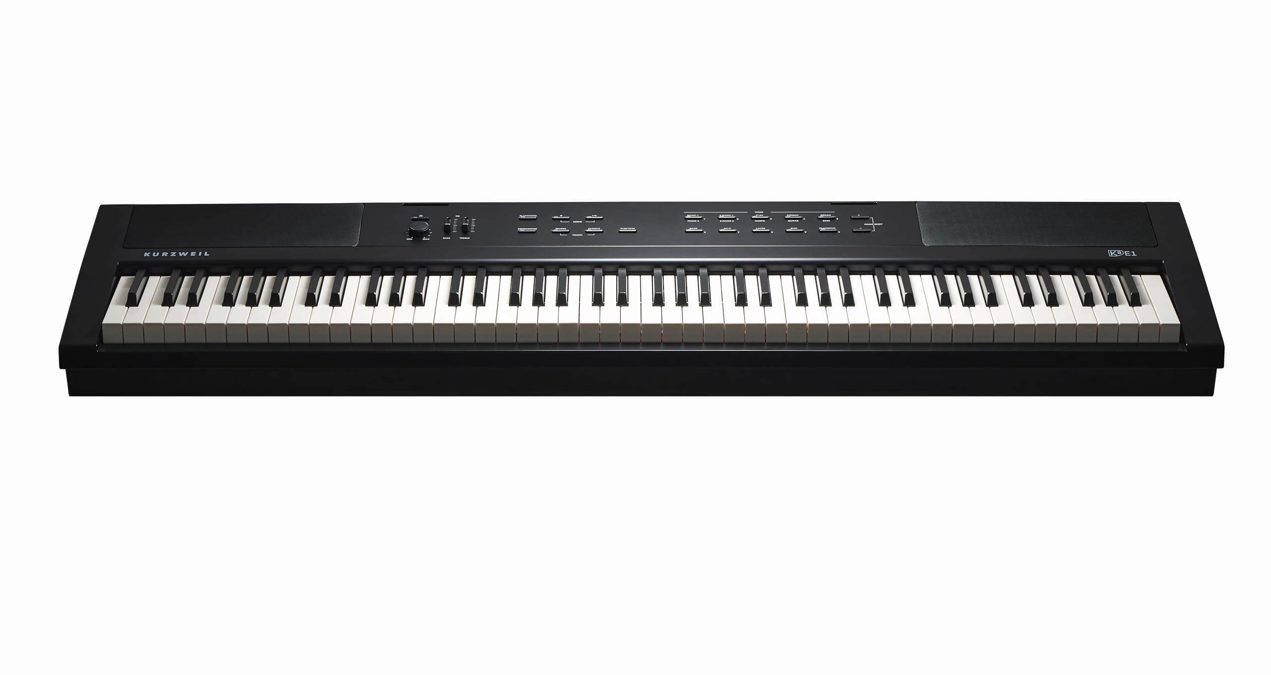 Kurzweil KaE1, pianoforte digitale, meccanismo a martello a 88 tasti, polifonia a 128 voci, nero
