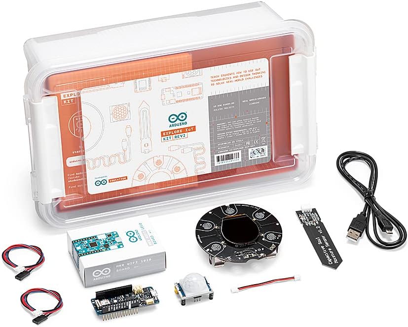 Arduino Explore IoT Kit Rev2 [AKX00044] - Comprehensive Educational Kit for Advanced High School and College Students to Create Sustainable Internet of Things Projects with Real-World Applications