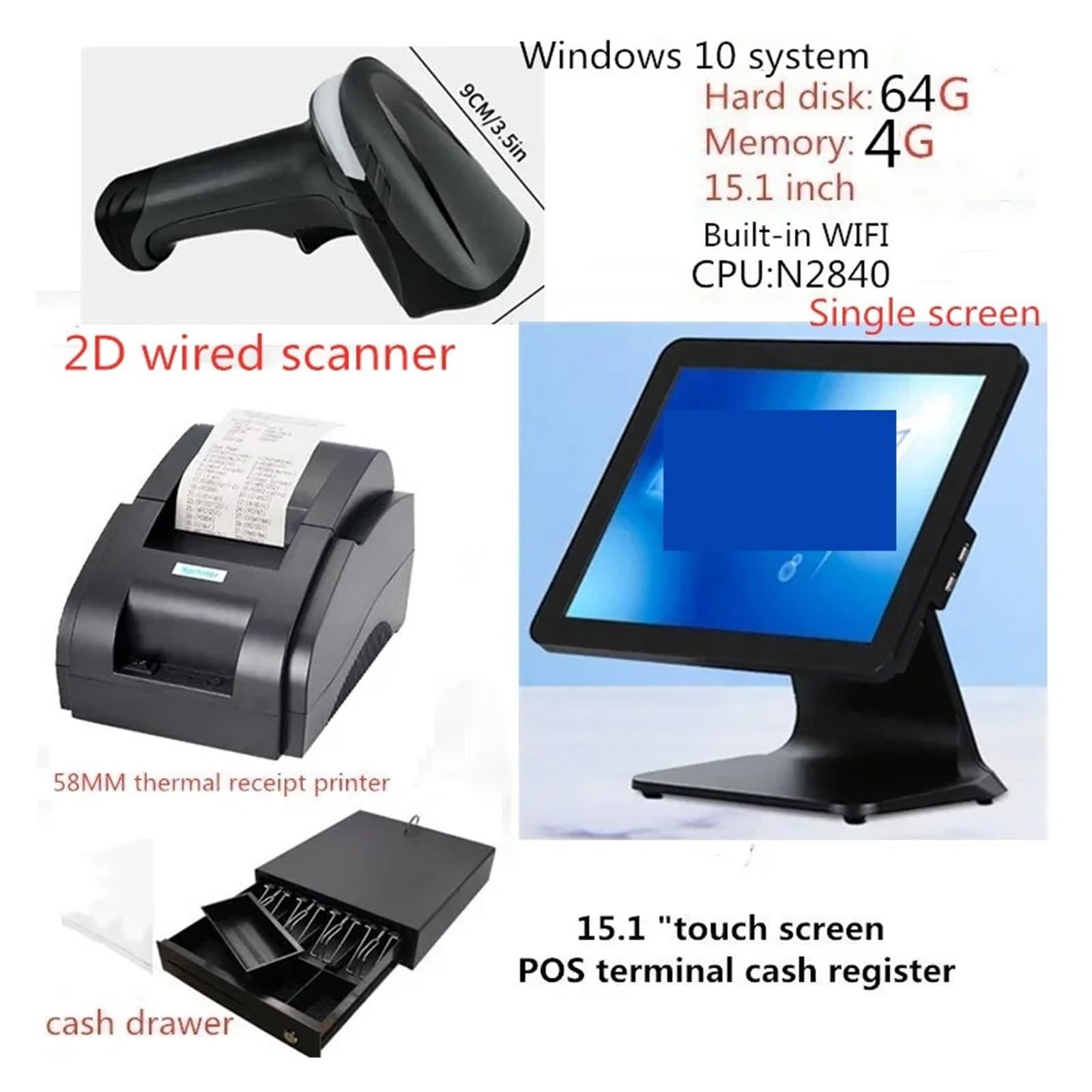 最新PC、モニター、タブレット、サーマルプリンター、キャッシュ