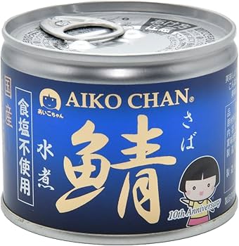 Amazon.co.jp: 伊藤食品 あいこちゃん プレミアム 鯖水煮 食塩不