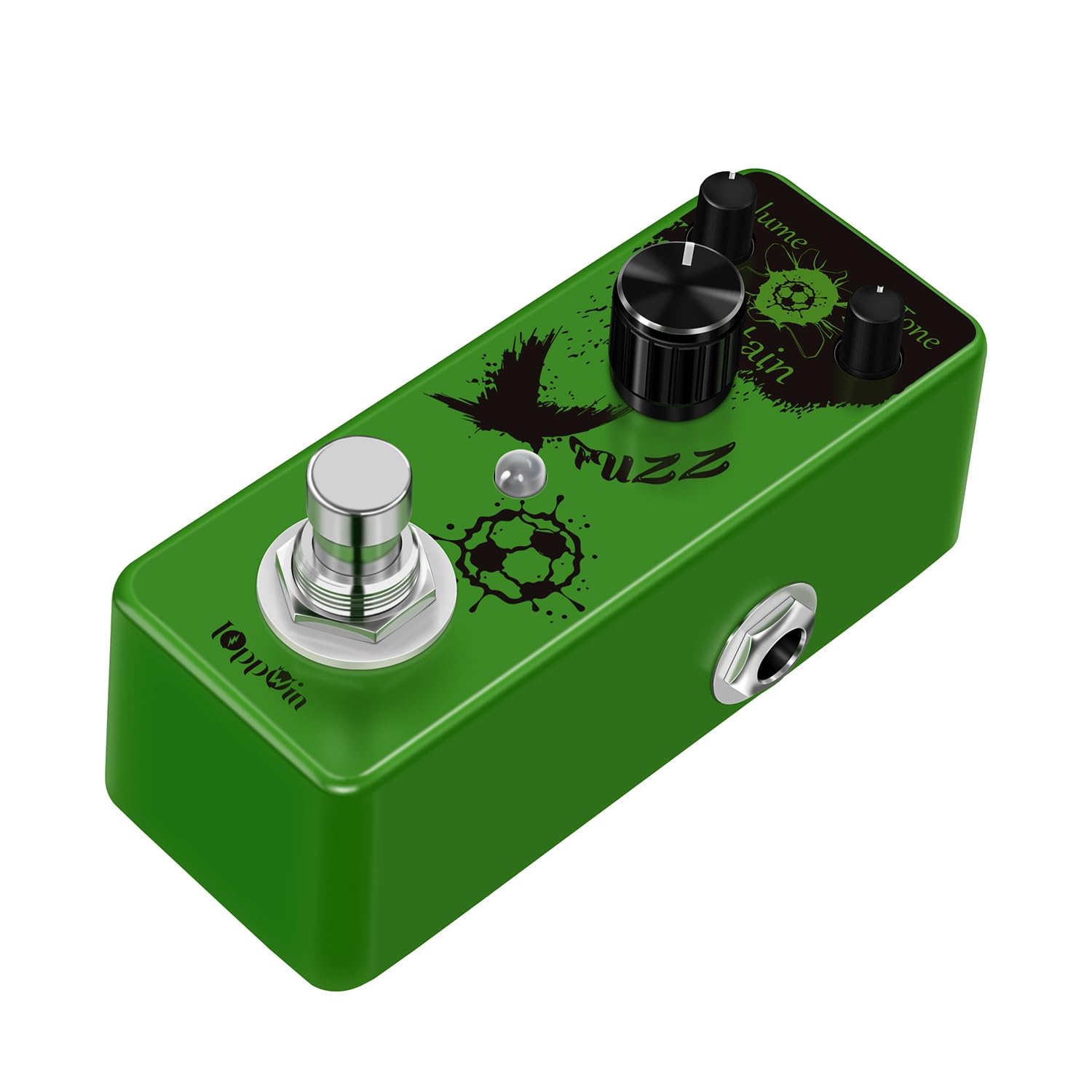 Fuzz Buff - Pedale per effetti per chitarra, tonalità leggendaria dolce fuzz, rivestimento in metallo, True Bypass, mini formato (DC 9 V)