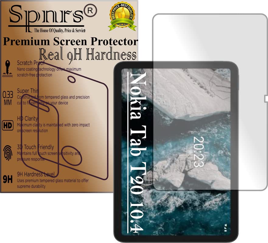 SpNrS [Unbreakable] Screen Protector Compatible With Nokia Tab T20 [Pack Of 1] (B09T752SW3) Amazon Price History, Amazon Price Tracker