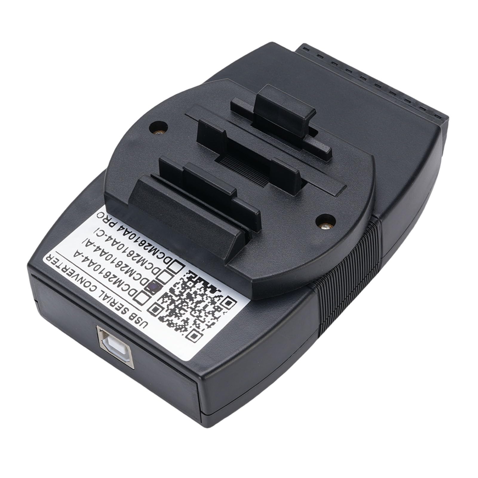 Domary Convertidor Digital USB a 485 de 4 Vías Diseño Confiable y Fácil de Usar para PC y PLC Industriales Clip Trasero a Presión 110 X 72 X 26 Mm