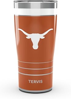 Tervis Traveler Texas Longhorns - MVP Triple Walled Insulated Tumbler Travel Cup Keeps Drinks Cold & Hot, 20oz, Stainless Steel