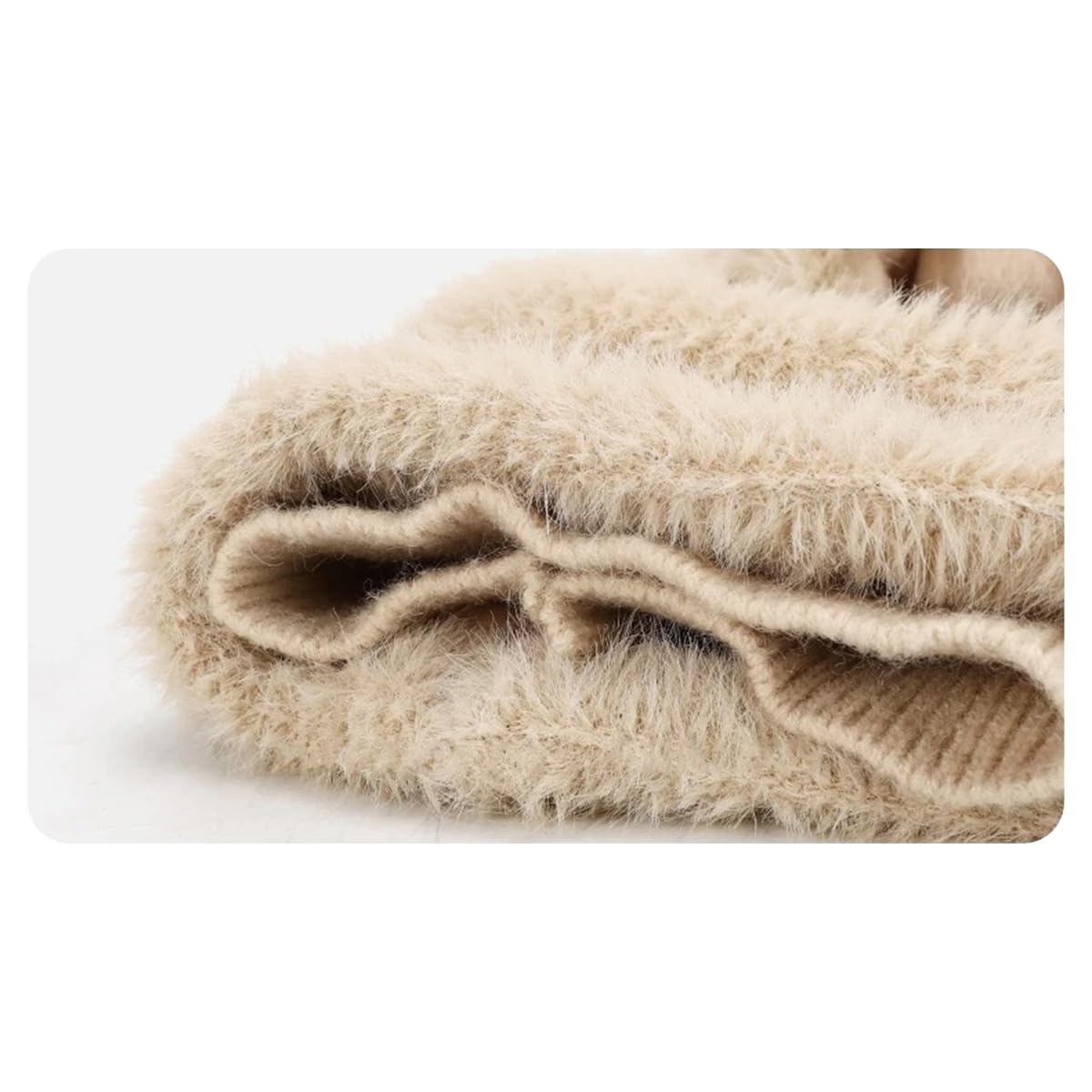Bonnet écharpe Chaud et Moelleux pour Enfants, Ensemble de Chapeaux de Protection des Oreilles d'hiver pour Petite Fille et garçon, Bonnets à Pompons