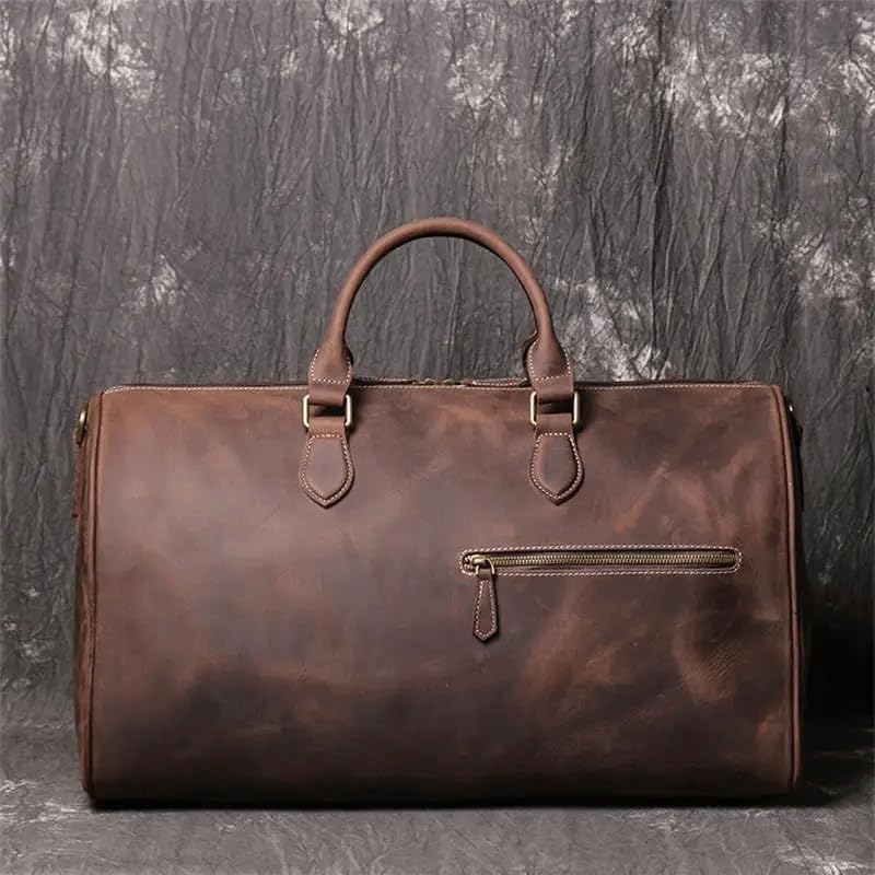 Leather Men Bag Large Size Leather Travel Bag Duffle Bag Men Male Handbags Travel Business Bag2