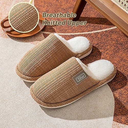 Women Men Comfort House Slippers Warm Home Shoes Anti-Skid Slippers Outdoor Indoor2