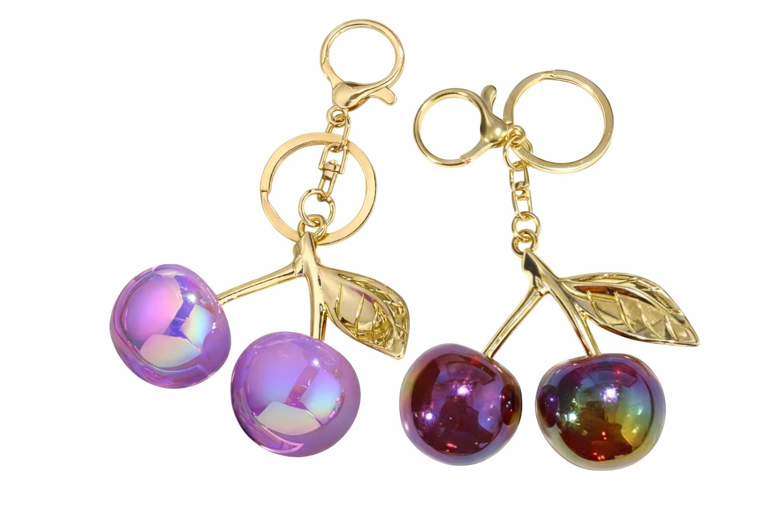 KEYCHAIN HOUSE Cherry Keychains Colorful Fruit Key Rings for Bags & Keys, Durable Silicone Cherry Charm Key Holder, Lightweight Stylish Accessory for Women Girls Kids Gift Keychain (Combo-2)-picture-17
