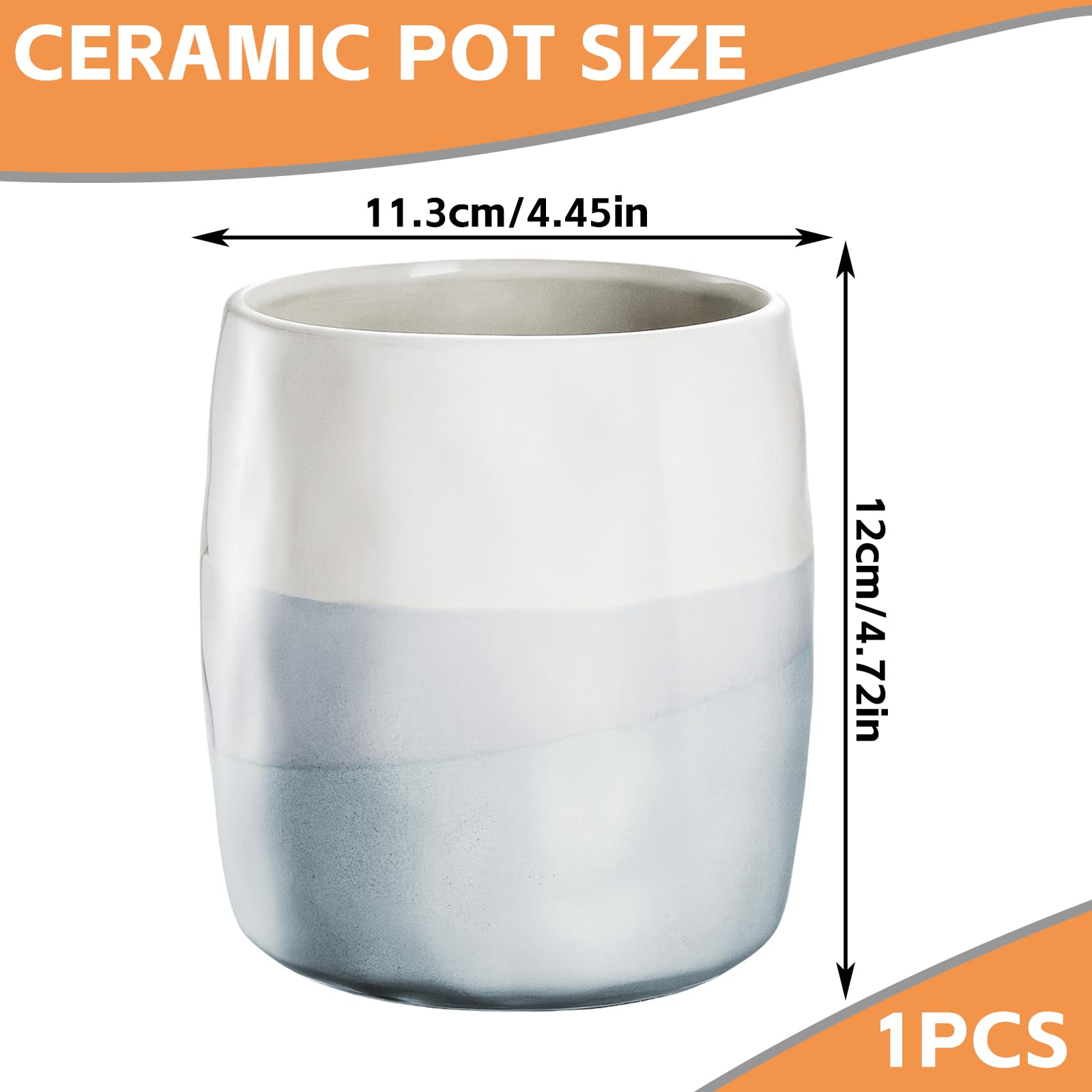 Großer Keramik Küchenutensilienhalter Mattweiß - Aufbewahrungsbehälter Für Kochlöffel Und Essstäbchen