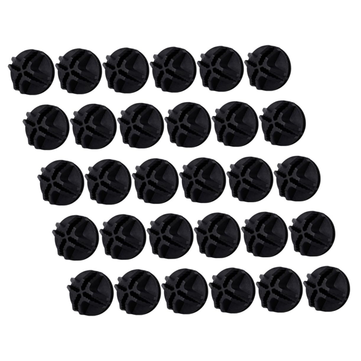 SUPVOX 50pcs Furniture Storage Cabinet Connectors Metal Shelving Unit Connectors for Wire Cube Shelves Closet Organizer