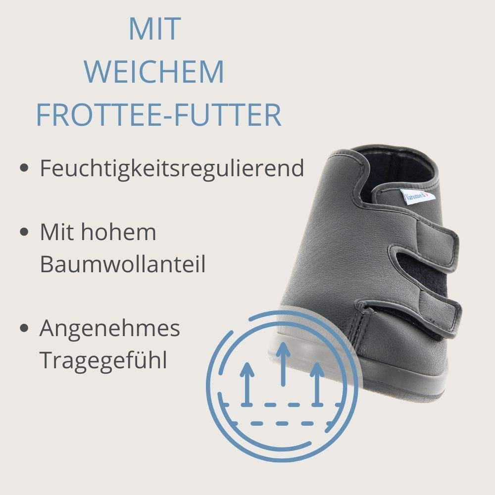 VAROMED London Gesundheitsschuhe Damen & Herren I Orthopädische Schuhe für geschwollene Füße I Inkontinenzbeständig I Wechselfußbett I Made in Germany