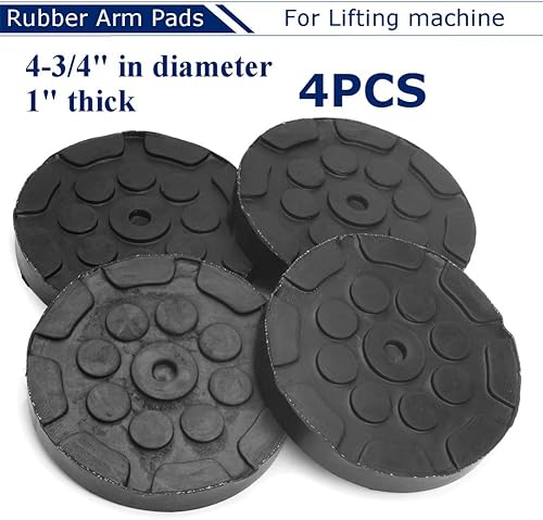 Miniatura 2 de 4 almohadillas de goma redondas universales para coche auto elevación diámetro 4.724 in grueso 0.591 in coche auto camión