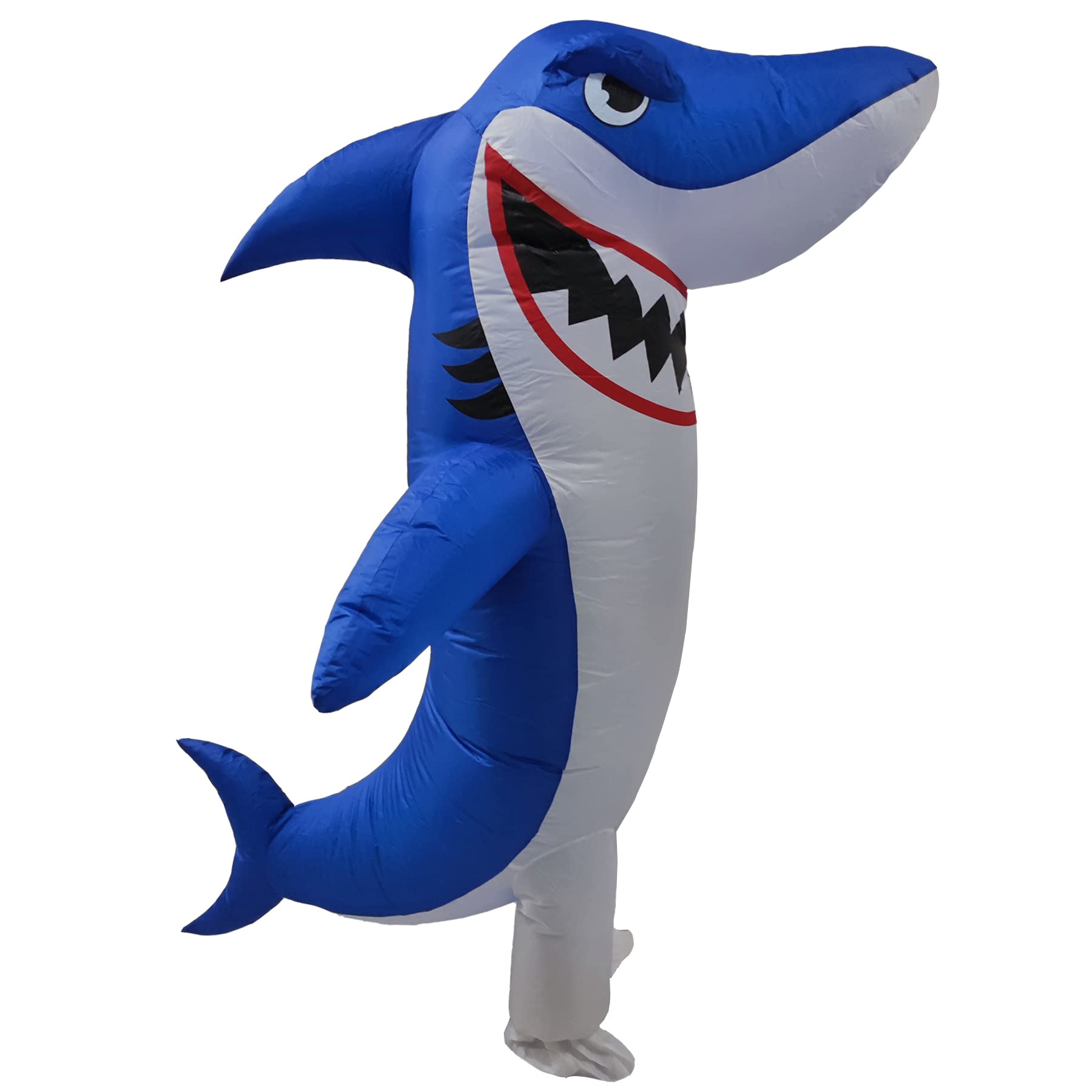 LUVSHINE Inflatable Shark Costume, Giant Inflatable Costume for Birthday, Halloween, Event