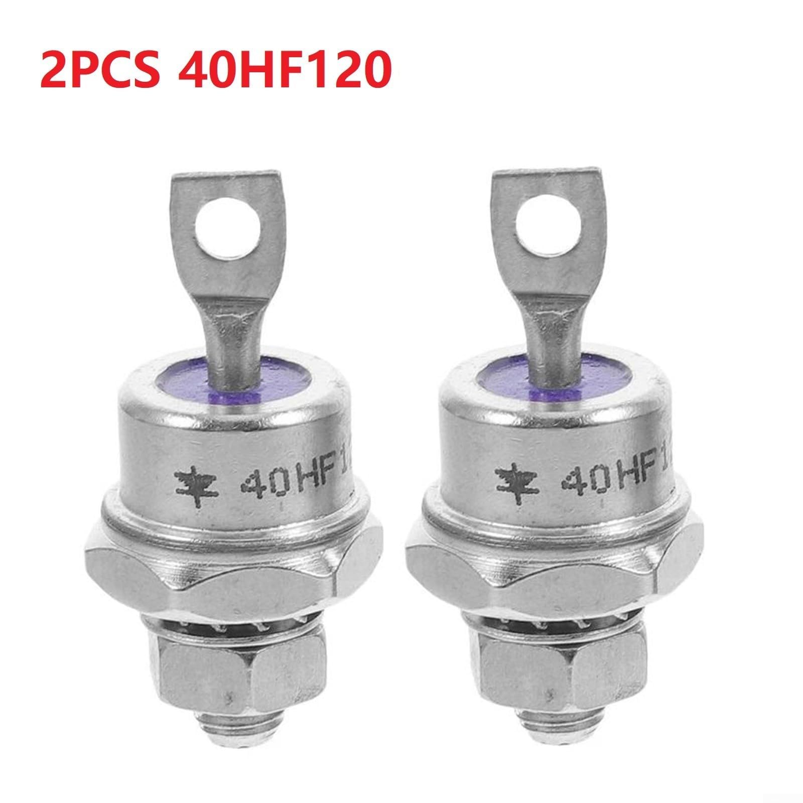 Set di 2 diodi raddrizzatori 40A 1200V, perfetti per uso industriale e commerciale (40HF120)