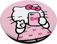 Vista 2 de Hello Kitty Selfie PopSockets PopGrip: agarre intercambiable para teléfonos y tabletas
