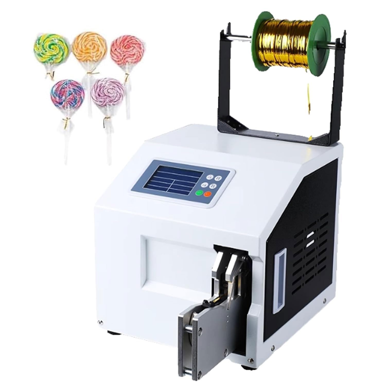 Automatische Twist-Bindemaschine Drahtversiegelungs-Bündeler für Bäckereien, Süßigkeiten und Snack-Verpackungen – Bündeldurchmesser 5–30 mm, elektrische Kabelbinder-Verdrehausrüstung