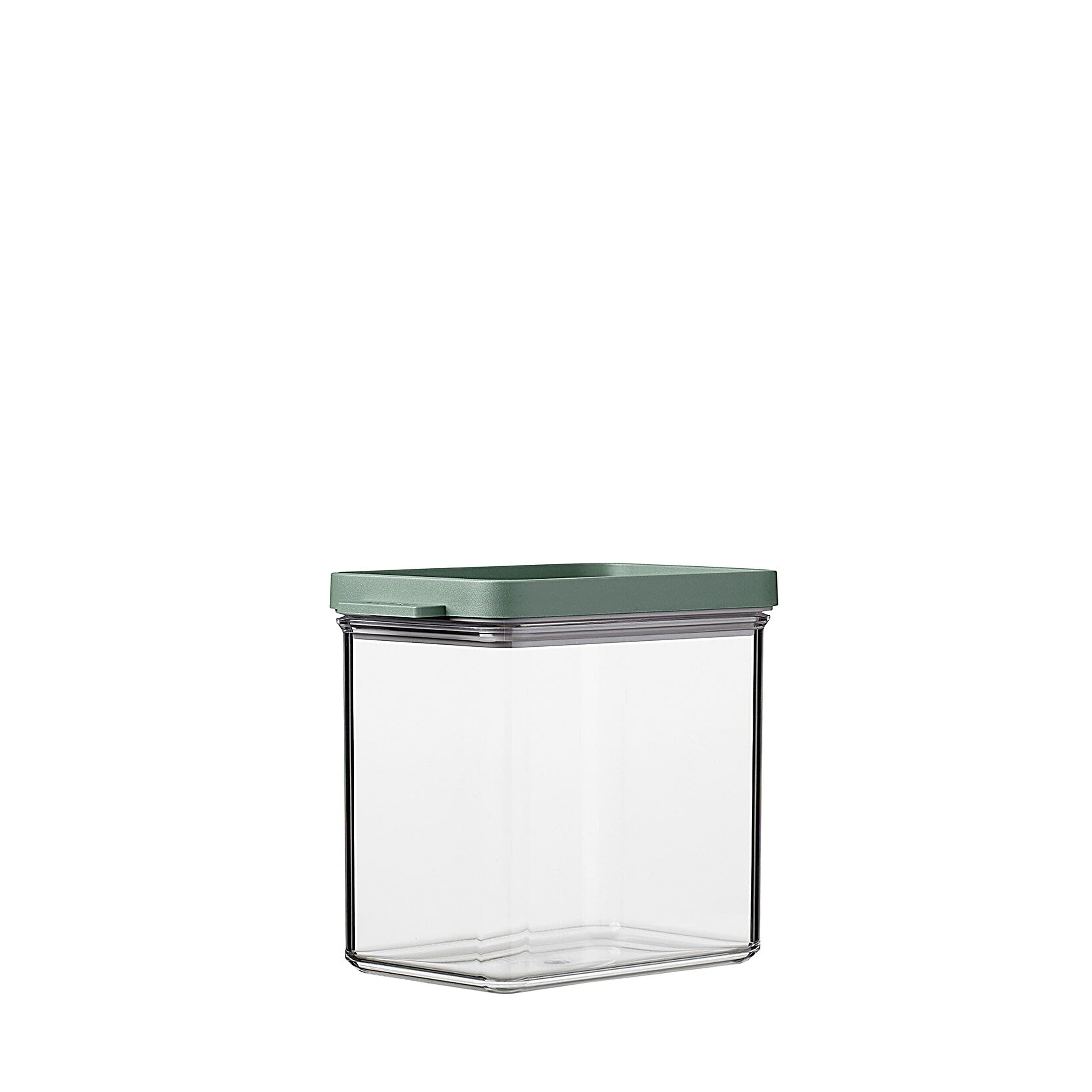 Mepal Food Storage Containers - Storage Box with Lid for Dry Foods - Kitchen Container & Organizer - Airtight Food Storage Container - Dishwasher Safe - 1100 ml - Nordic sage