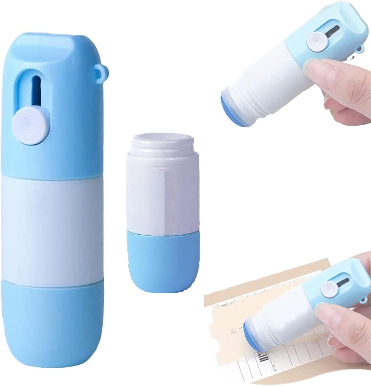 Sakar Thermal Paper Correction Fluid with Unboxing Knife,Thermal Paper Data Protection Fluid,Portable Information Anti-Leakage Protection Correction Fluid for Package Labels,Bills-image-1
