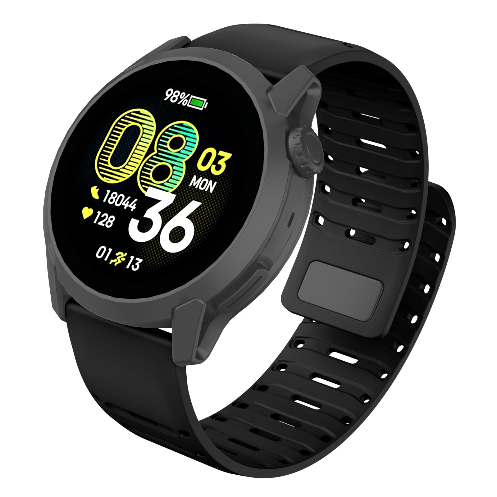 MYSNBKN 22 mm Magnetic Watch Starp for Amazfit Active Max/Coros Pace 4/Pace 3/Apex 46 mm/Apex 2 Pro/Apex Pro, Replacement Strap Soft Silicone for Forerunner 570 47 mm/Forerunner 265/255