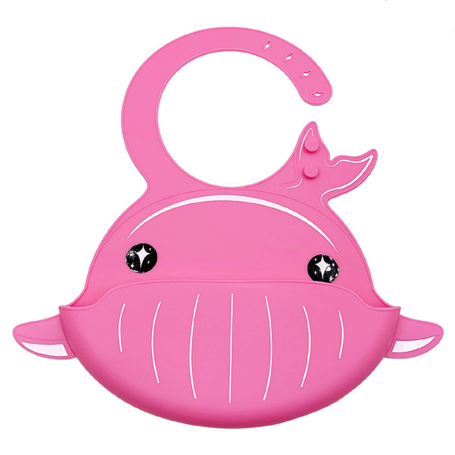 Silicone Bib Baby Bibs Waterproof Easy To Clean Feeding Bibs Soft Baby Bibs for Teething Toddler Boys Girls