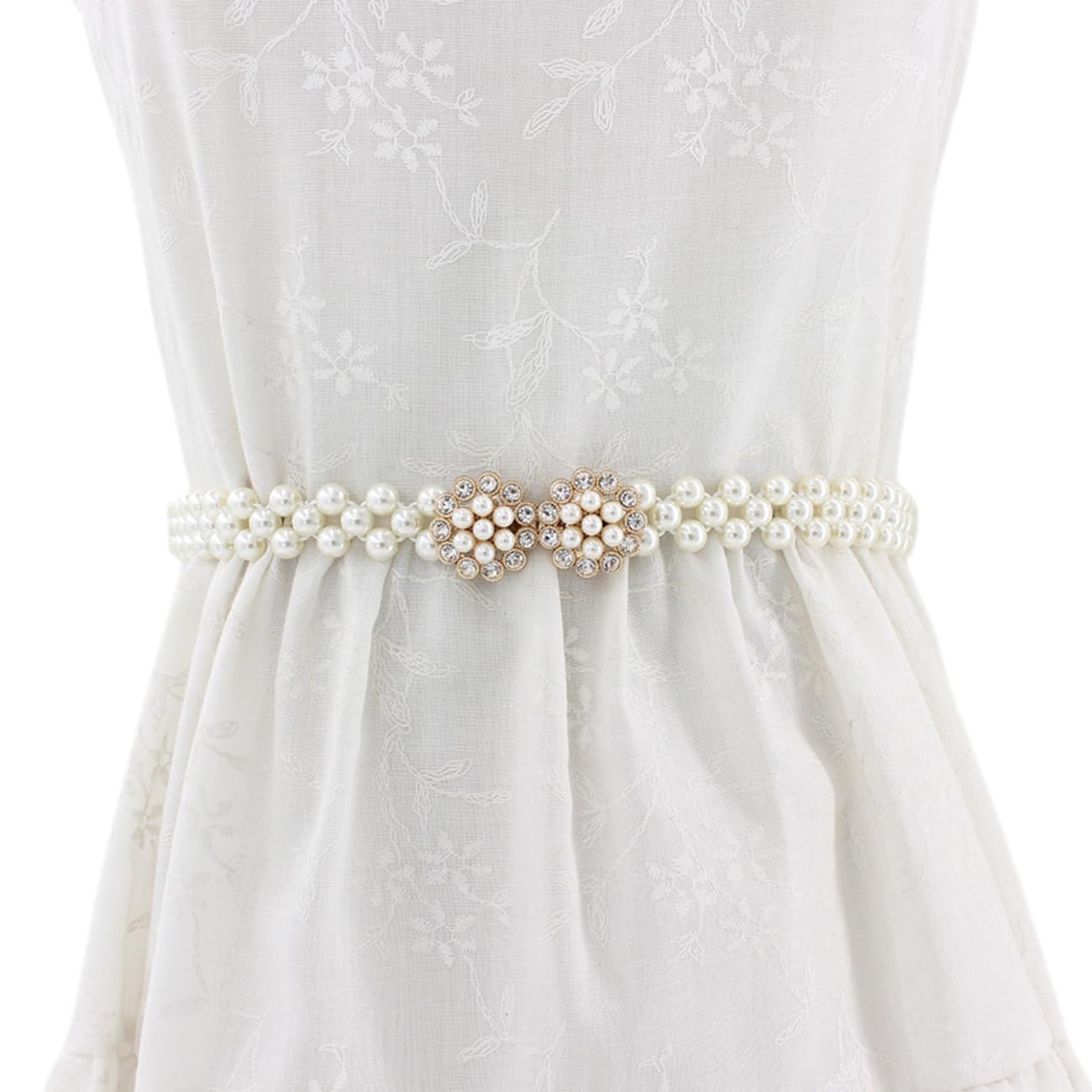 FAIRYGATE Damen Brautgürtel Kettengürtel Taillengürtel Hüftgurt Metall Kette Gürtel Kleid Hochzeit Party