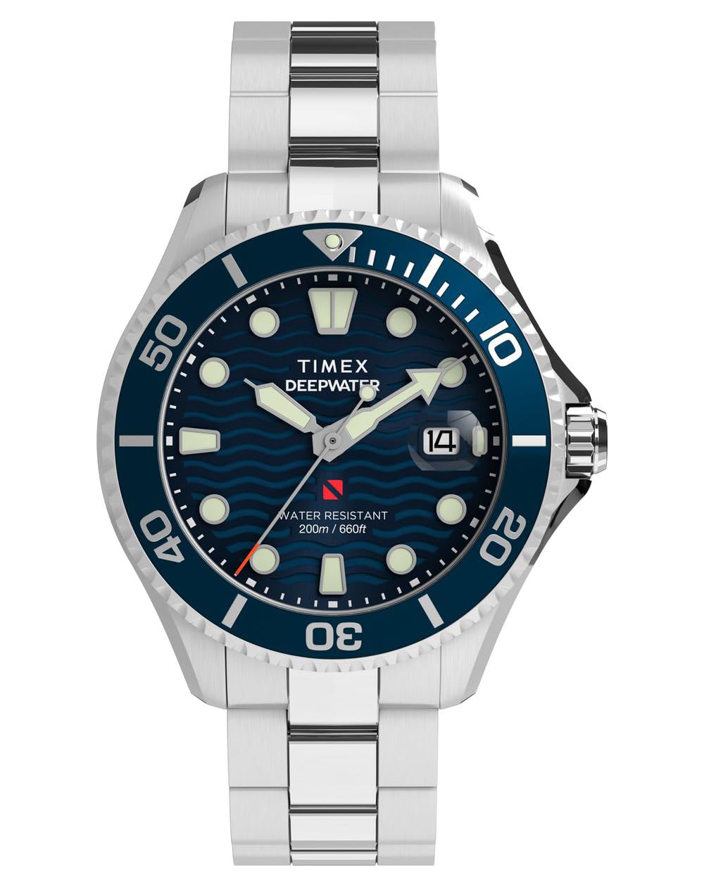 Timex Herren Analog Quarz Armbanduhr Deep Water Meridian