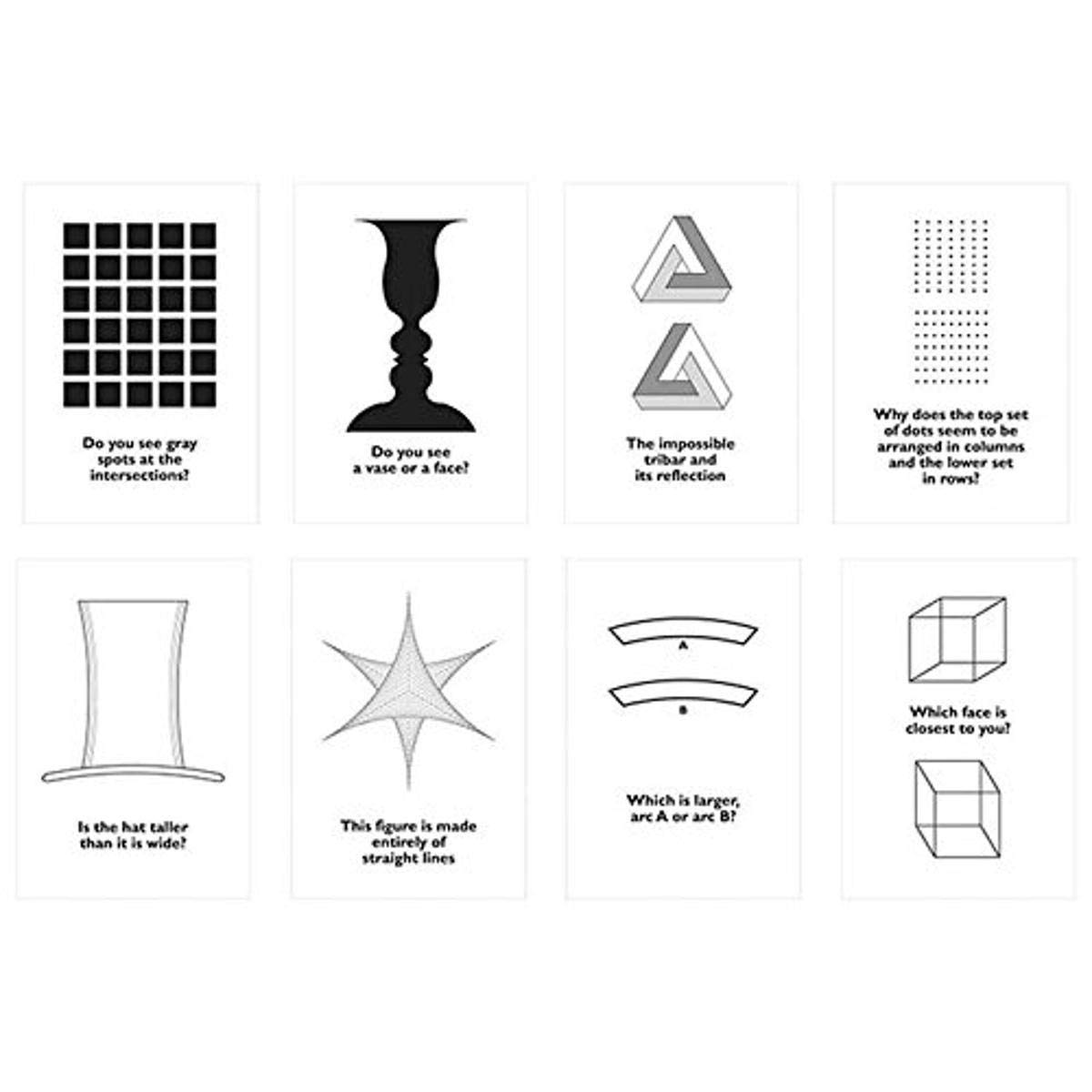 Geyer Instructional Products 250071 Classic Optical Illusions, Poster Set A (8 Posters)