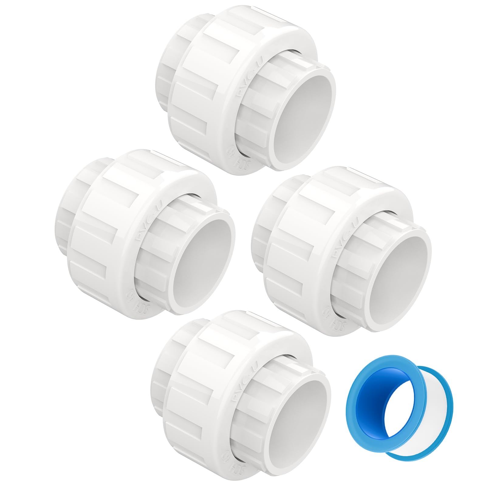 Photo 1 of Furwishlisting 3/4" PVC Union Coupling Pipe Fitting