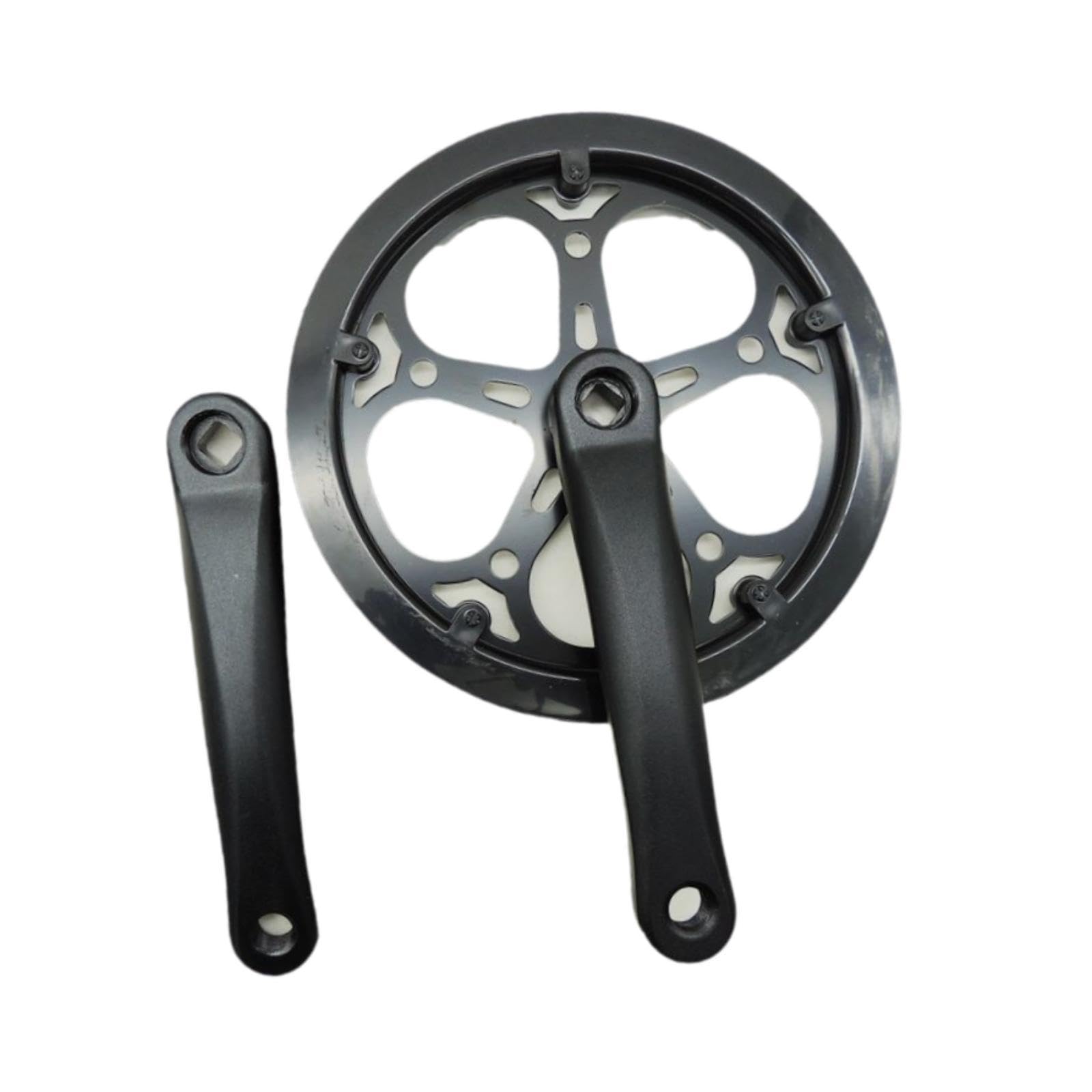 Guarnitura per bicicletta ad alta resistenza, set per bicicletta pieghevole, bici da strada, nero, 170 mm