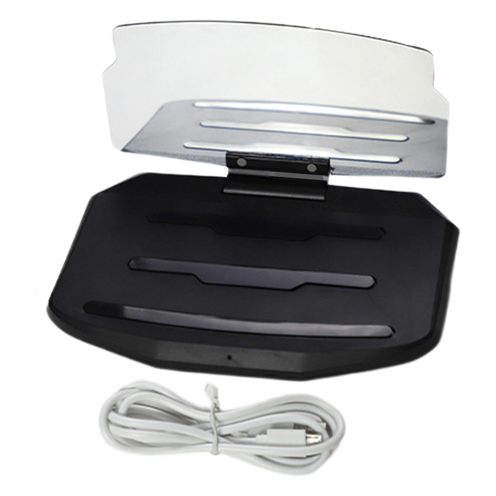 Écran HUD De Voiture – Projecteur De Pare-brise De 7,87 Pouces | Affichage Tête Haute ABS De 20 Cm - Dispositif De Projection De Pare-brise, Écran De Tableau De Bord Portable Alimenté Par USB Indiquan
