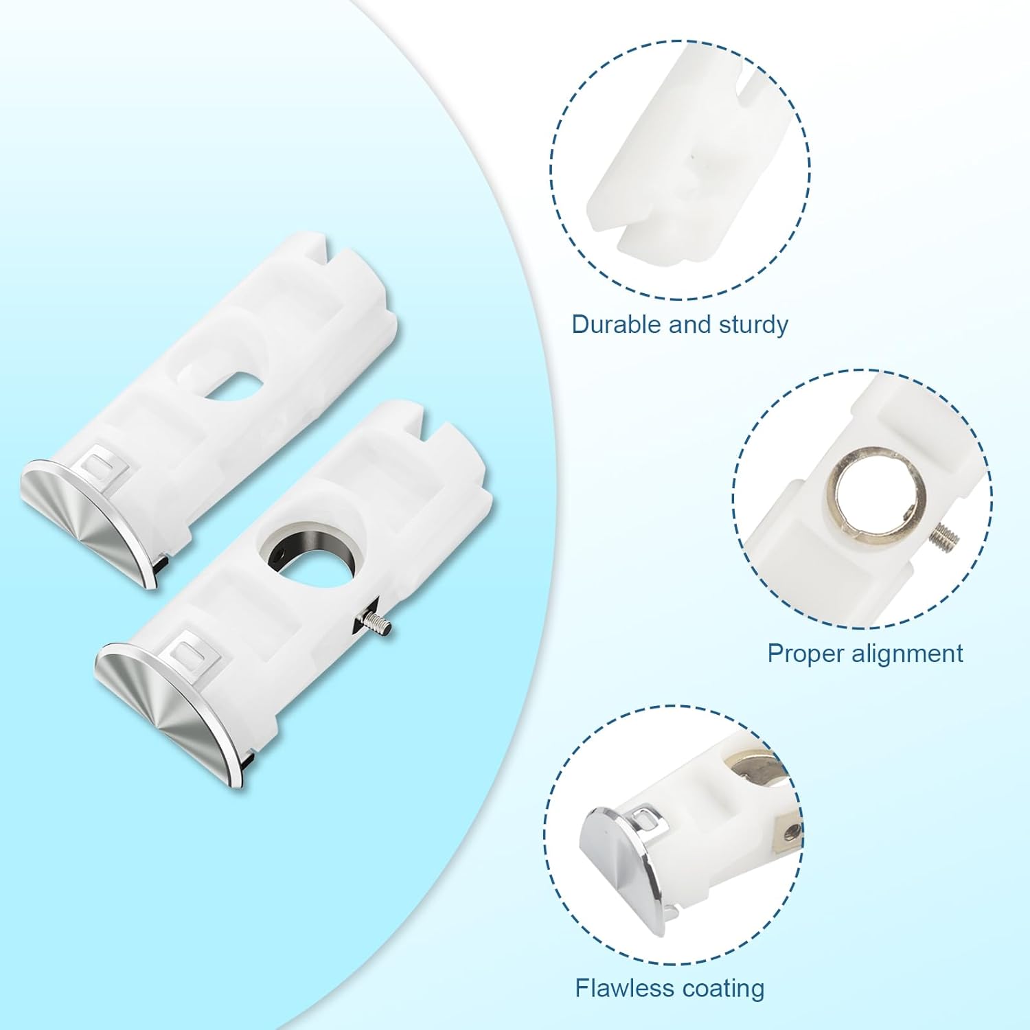 DA61-07540A Upgraded Version for Samsung Refrigerator Freezer Handle Support Samsung Freezer Door Handle Replacement Kit