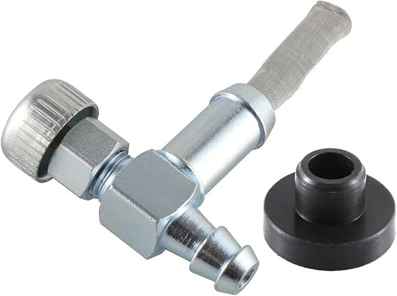 JRL Valve 951-0171 & Grommet 735-0149 for Coleman Generator - Fuel Tank Shut Off Valve & Bushing fits Coleman Powermate 4200 5000 Generator, MTD Cad Lawn Mower, Tiller