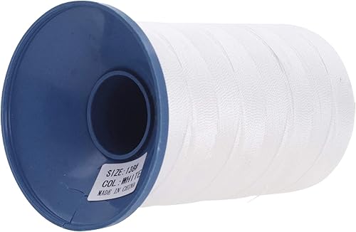 Miniatura 447 de Mandala Crafts Hilos de coser resistentes de nailon consolidado, hilo para tejer jeans de cuero, hilos de tapicería marina al aire libre, Beige