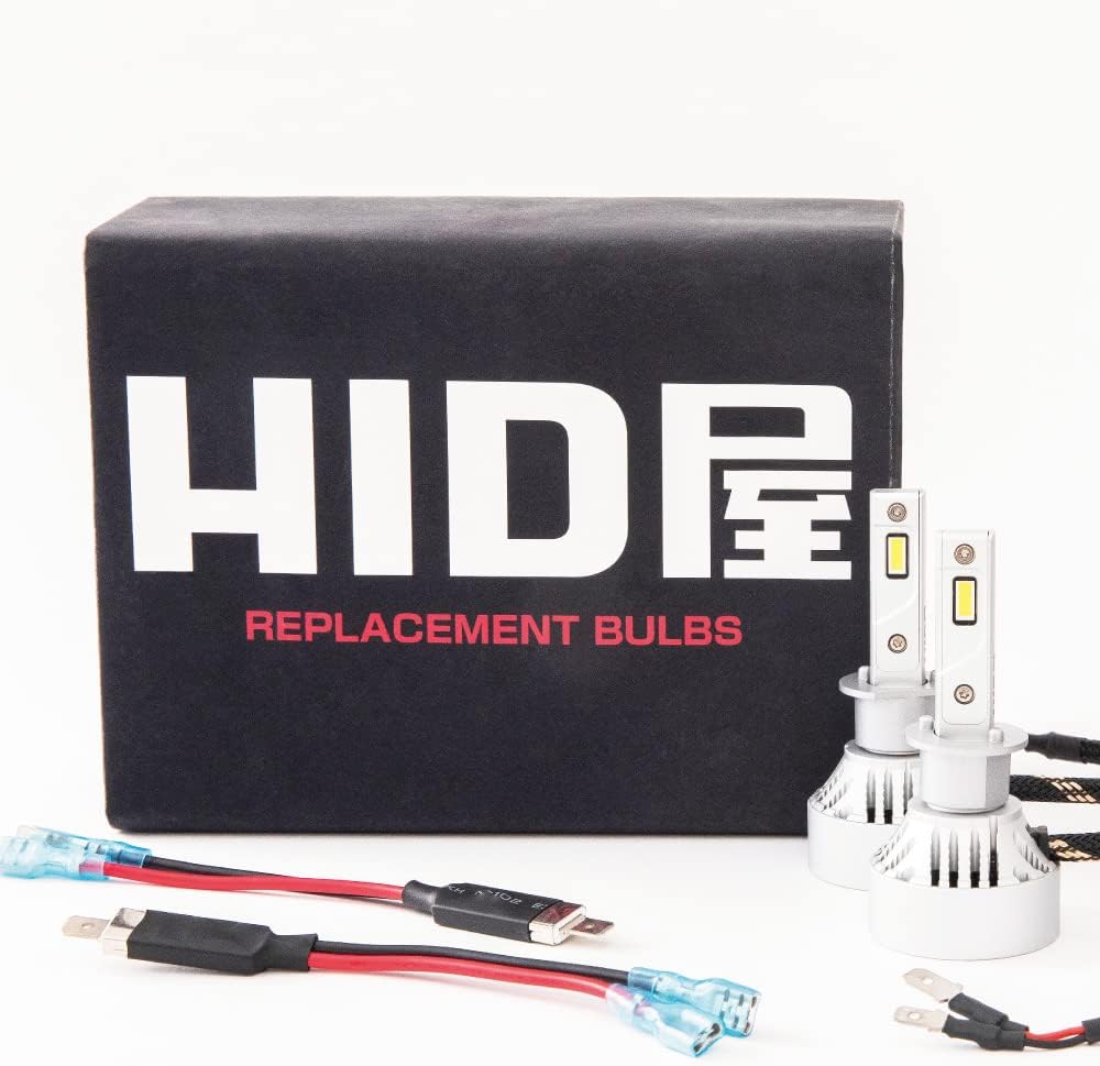 Hid屋 Led ヘッドライト H1 170lm 爆光 ホワイト 6500k 車検対応 12v 24v 2本1セット フォグランプ 使用可能 点灯当時の明るい状態を維持 Mシリーズ 有名な