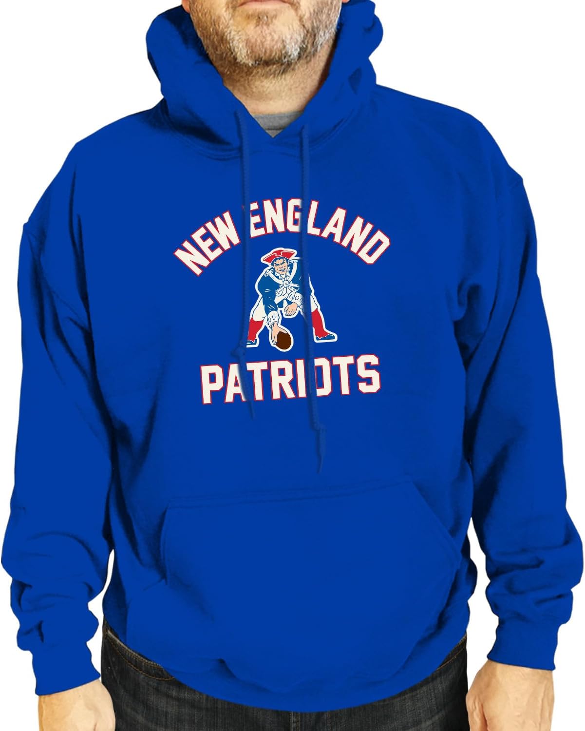 Team Fan Apparel NFL Adult Unisex Retro Gameday Ultra Soft Fleece Hooded Sweatshirt, Officially Licensed Football Hoodie